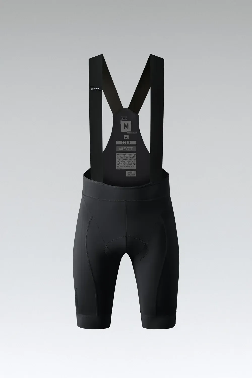 CULOTTE CORTO GOBIK MATT 2.0BLACK K10 HOMBRE T-M