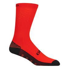 CALCETINES GIRO HRC + GRIP BRIGHT RED ROIG