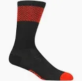 CALCETINES GIRO COMP RACER HIGH RISE NEGRO/ROJO