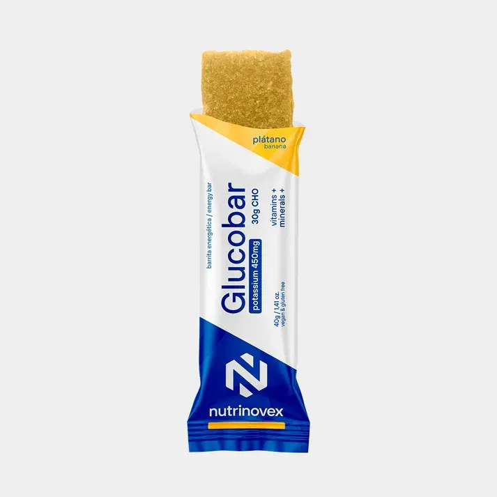 BARRITA NUTRINOVEX GLUCOBAR PLATANO 35GR
