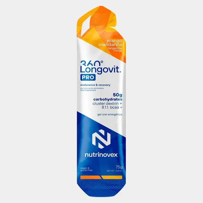 GEL LONGOVIT 360 MANGO MANDARINA 75GR