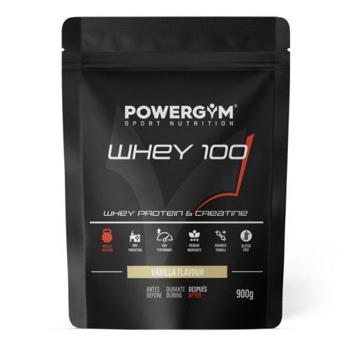 PROTEINA POWERGYM WHEY 100 VAINILLA 900GR