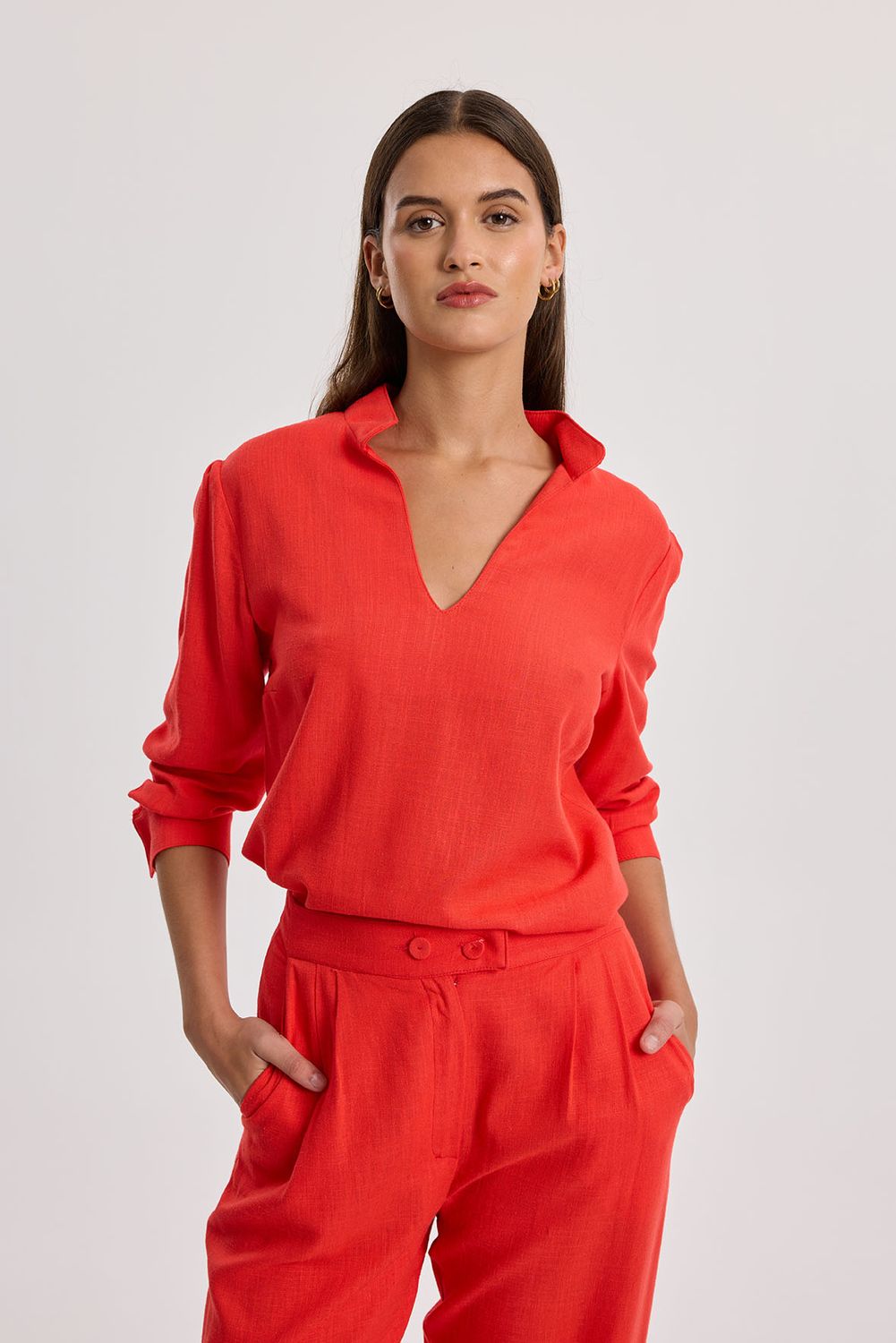 Blusa de Lino Viscosa