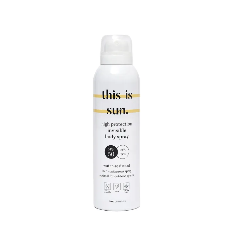 INVISIBLE Body Spray SPF50 'this is sun.' 150ml