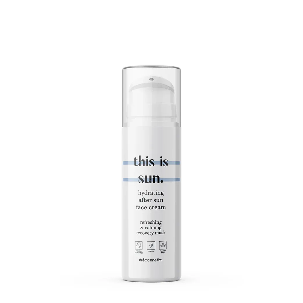After Sun Face Cream "this is sun."