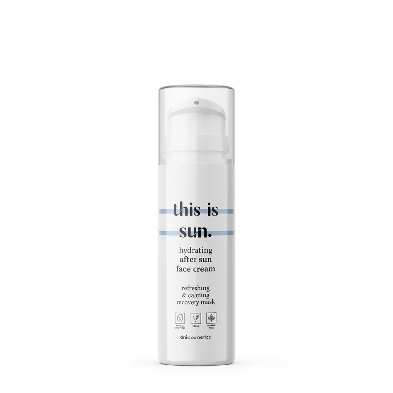 After Sun Face Cream "this is sun."
