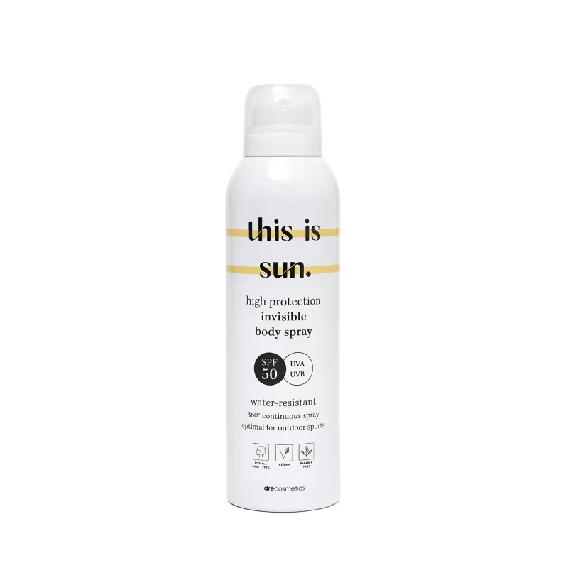 INVISIBLE Body Spray SPF50 'this is sun.' 150ml