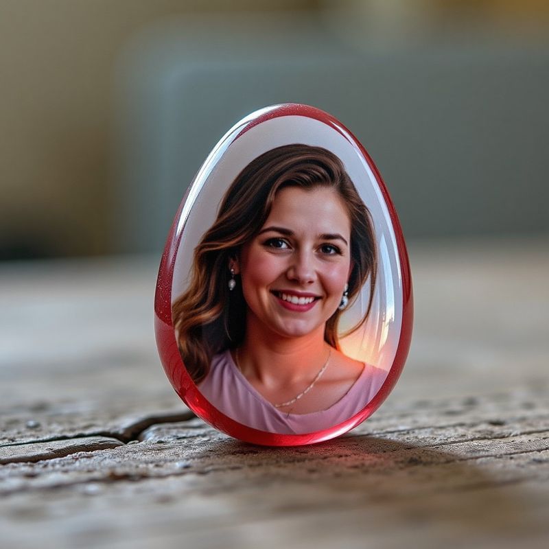 Red Memorial Touchstone - Worry Stone