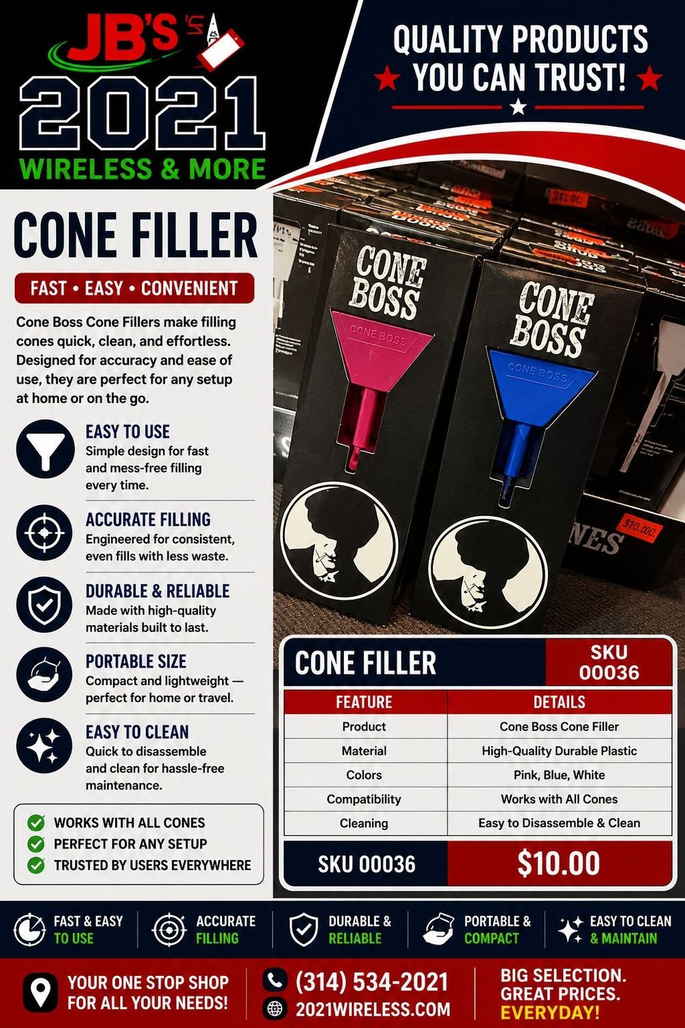 Cone Filler