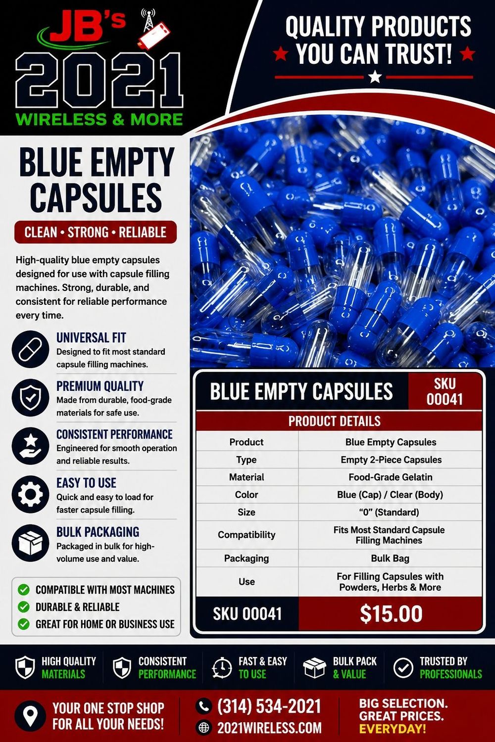 Joined Empty Capsules