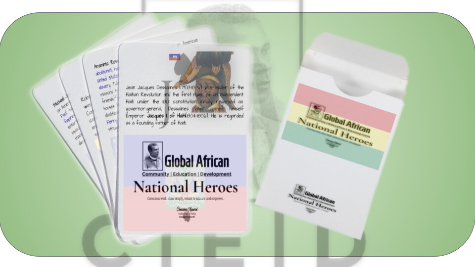 GACED National Heroes - Heritage Game Playing Cards