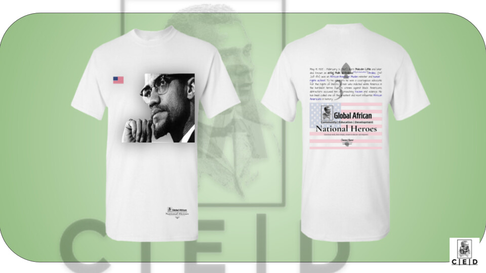 GACED National Heroes - USA: Malcolm X