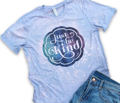 Just Be Kind Bleached Tee Shirt