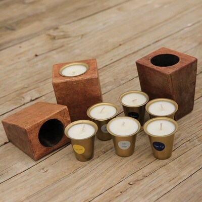 Holiday Edition: Sugar molds with Candle