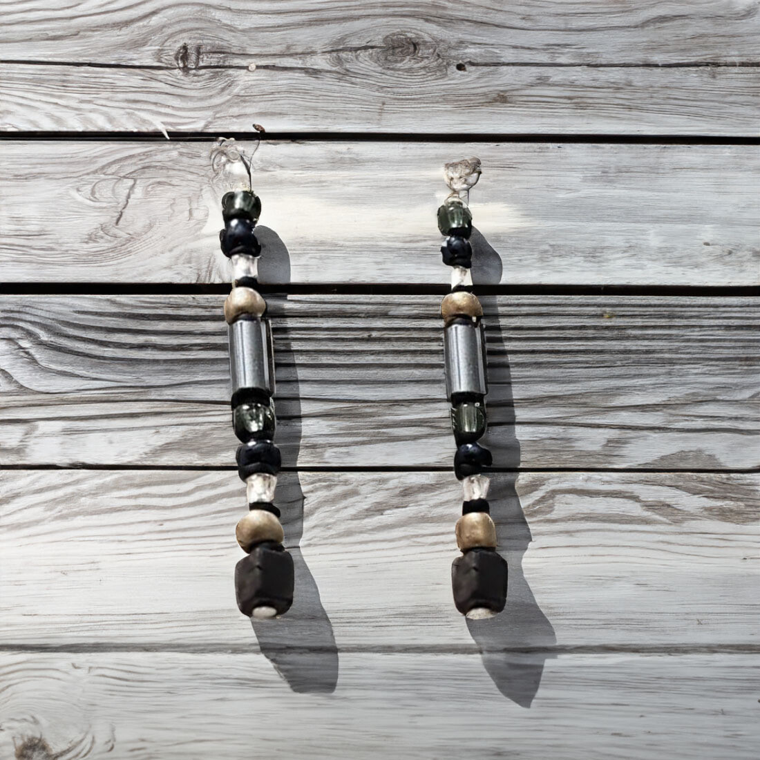 Mysterious Smoke & Mirrors Boho Earrings