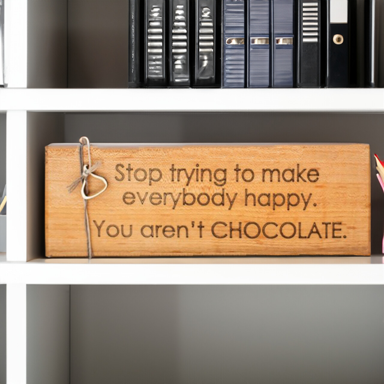 Indulge Your Love of Chocolate with this Charming Handmade Wood Sign