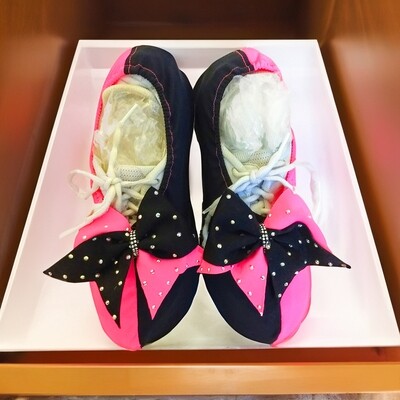 Two Tone Cheer Shoe Covers