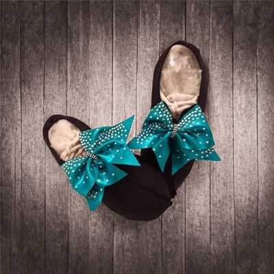 Basic Black Shouter Wear Cheer Shoe Covers