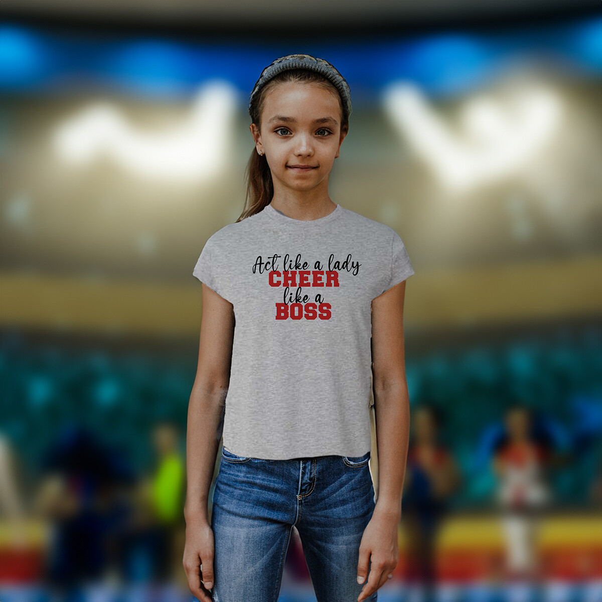 Act Like a Lady, Cheer Like a Boss T-Shirt