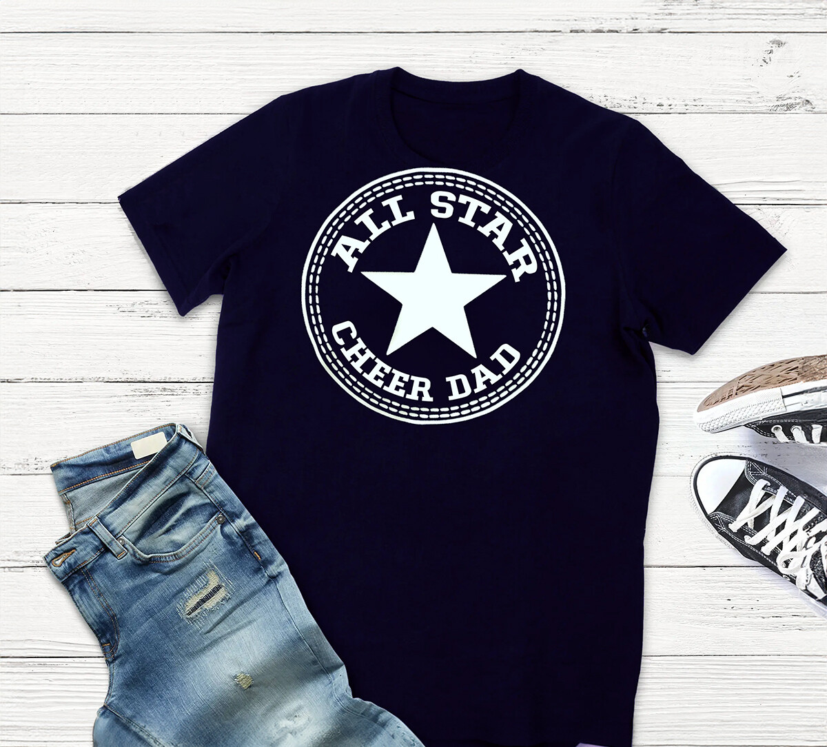 All Star Cheer Dad T-Shirt