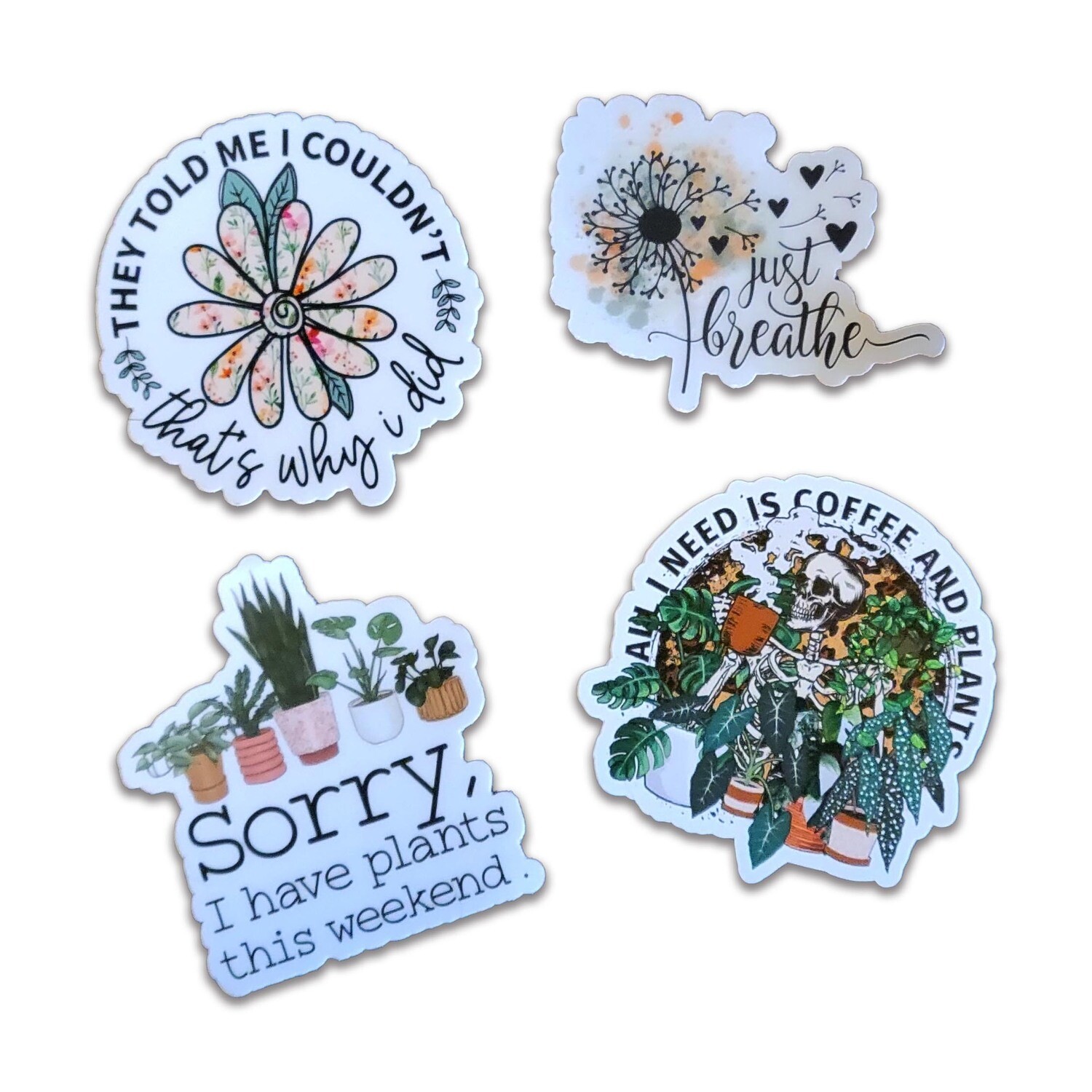 Quirky Decals for Green Thumbs