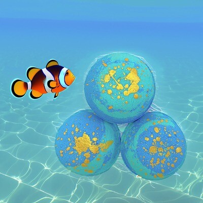 Mermaid's Sparkling Citrus Bath Bomb