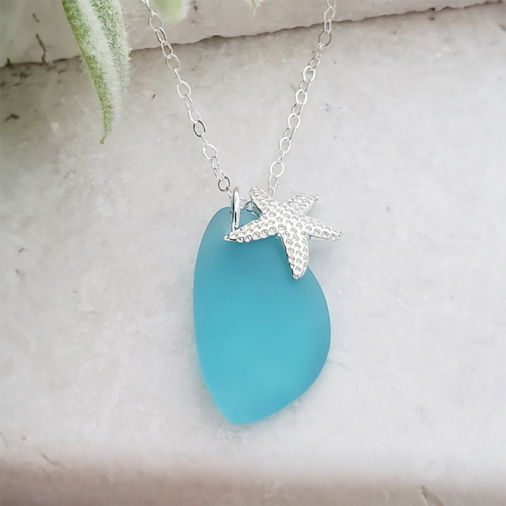 Ocean Serenade Sea glass Necklace