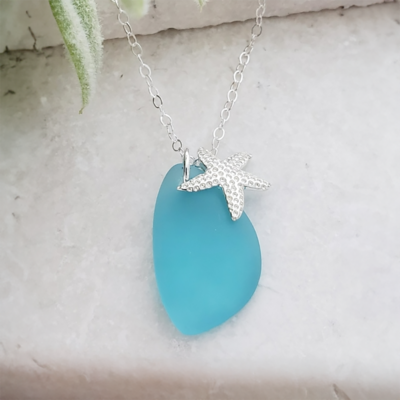 Ocean Serenade Sea glass Necklace