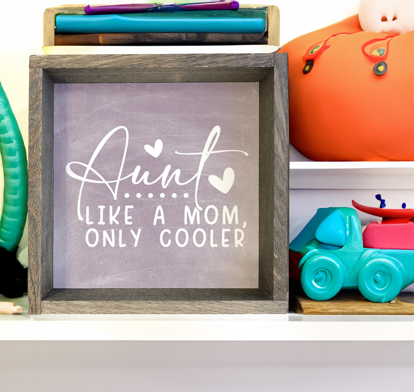 Auntie Love Chalkboard Art Print