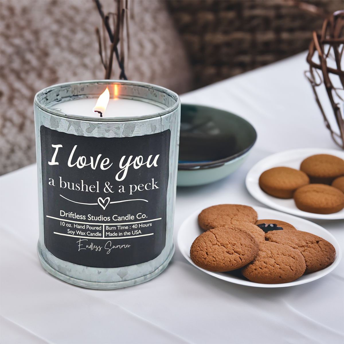 I Love You a Bushel & a Peck - Soy Candle Gift for Mom