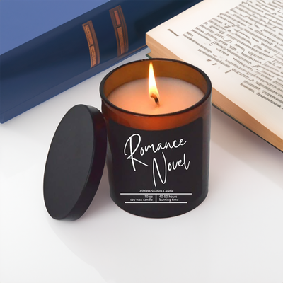 Bibliophile's Romance Candle