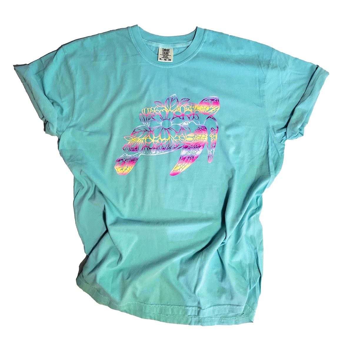 Sea Turtle Mosaic T-Shirt, Size: Small