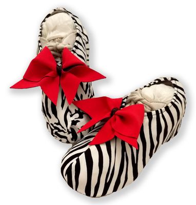 Zebra Cheer Shoe Covers