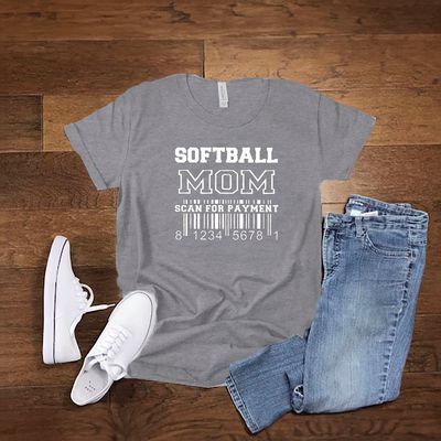 Customizable "Scan for Payment" Sports Parent T-Shirt