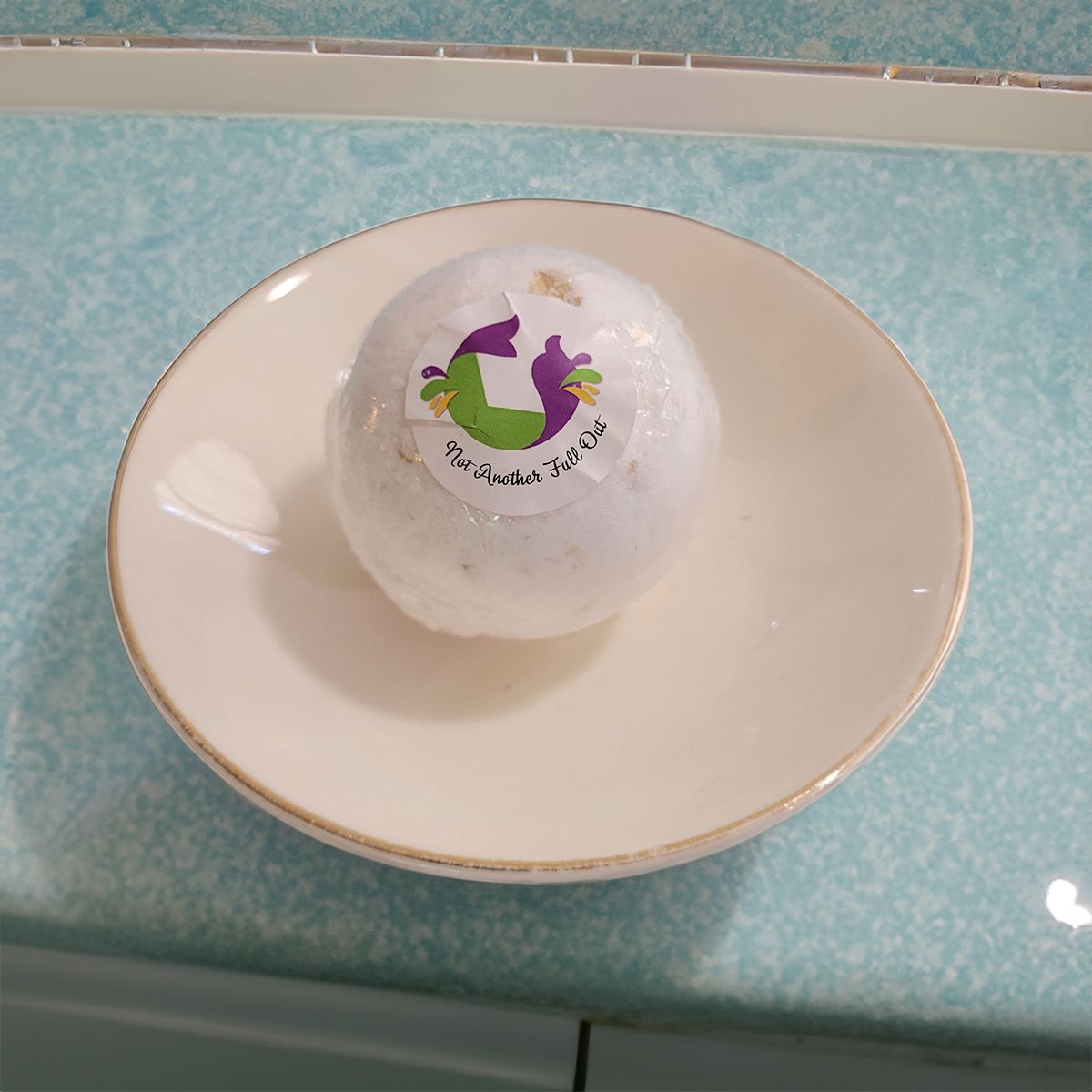 "Not Another Full Out" Oatmeal, Milk & Honey Bath Bomb for Cheerleaders