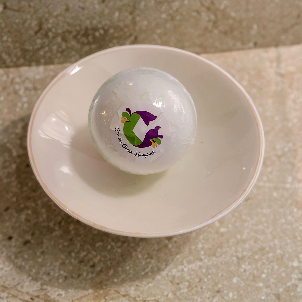 "Cure for the Cheer Hangover" Soothing Bath Bomb for All-Star Cheerleaders & Parents