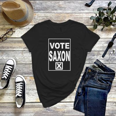 "Vote Saxon" Doctor Who Inspired T-Shirt