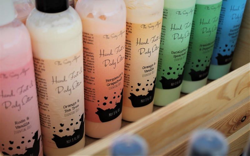 Natural  Body Lotion - 3 Options: 2 Essential Oil Blends & Unscented