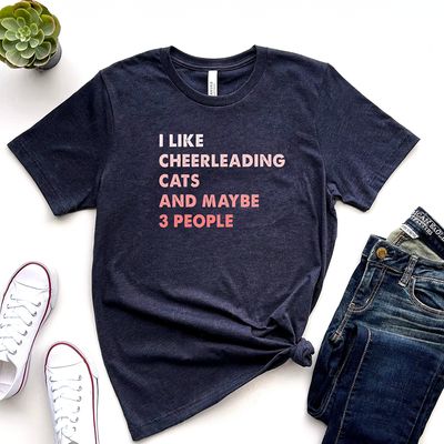 Cheerleading Cats Lover T-Shirt