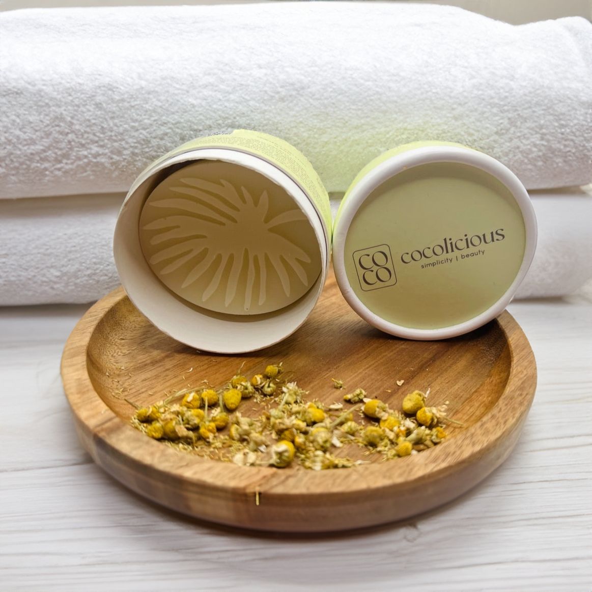Cocolicious Chamomile Infused Solid Lotion Bar