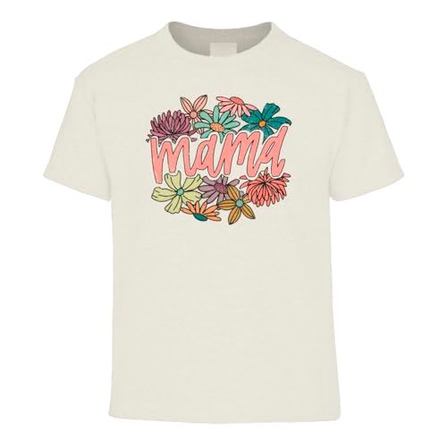 "Mama Florals" Graphic Tee - celebrate mom with vibrant floral t-shirt