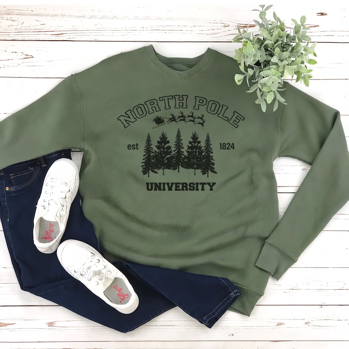 North Pole University Sweatshirt – Enroll in Holiday Cheer!