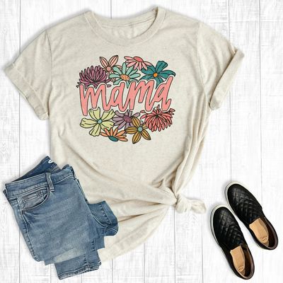"Mama Florals" Graphic Tee