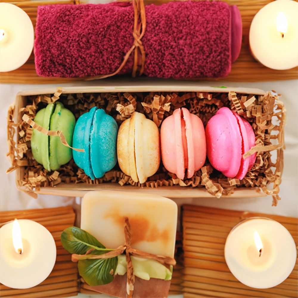Macaron Fizzy Bubble Bombs