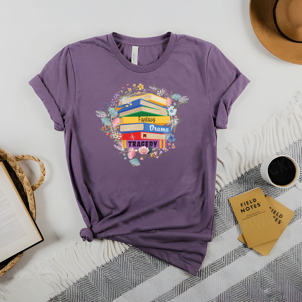 Book Lovers Trio  – Fantasy, Drama, Tragedy IYKYK, Size: Small