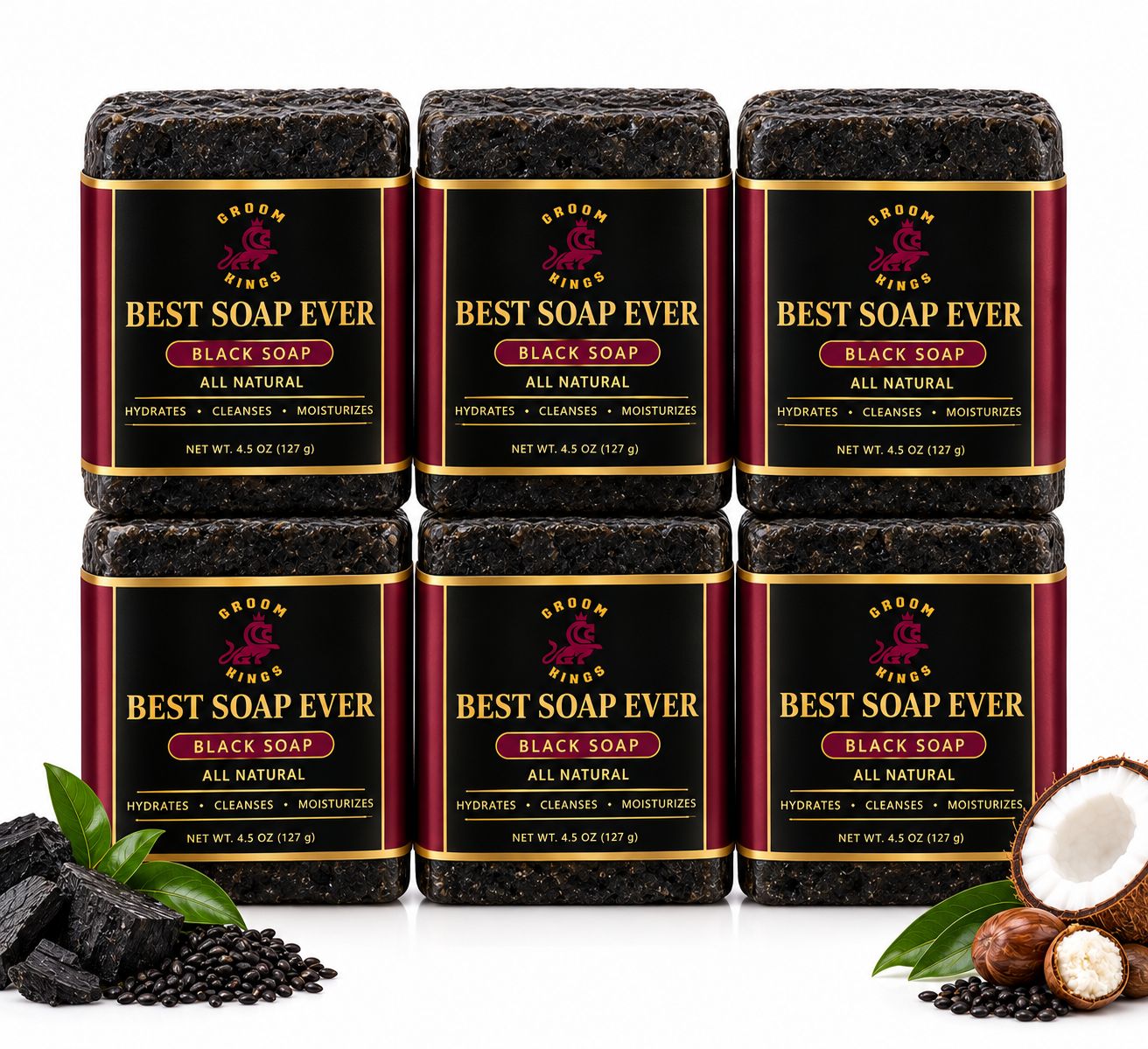 Best Soap Ever (6PK Black Soap)