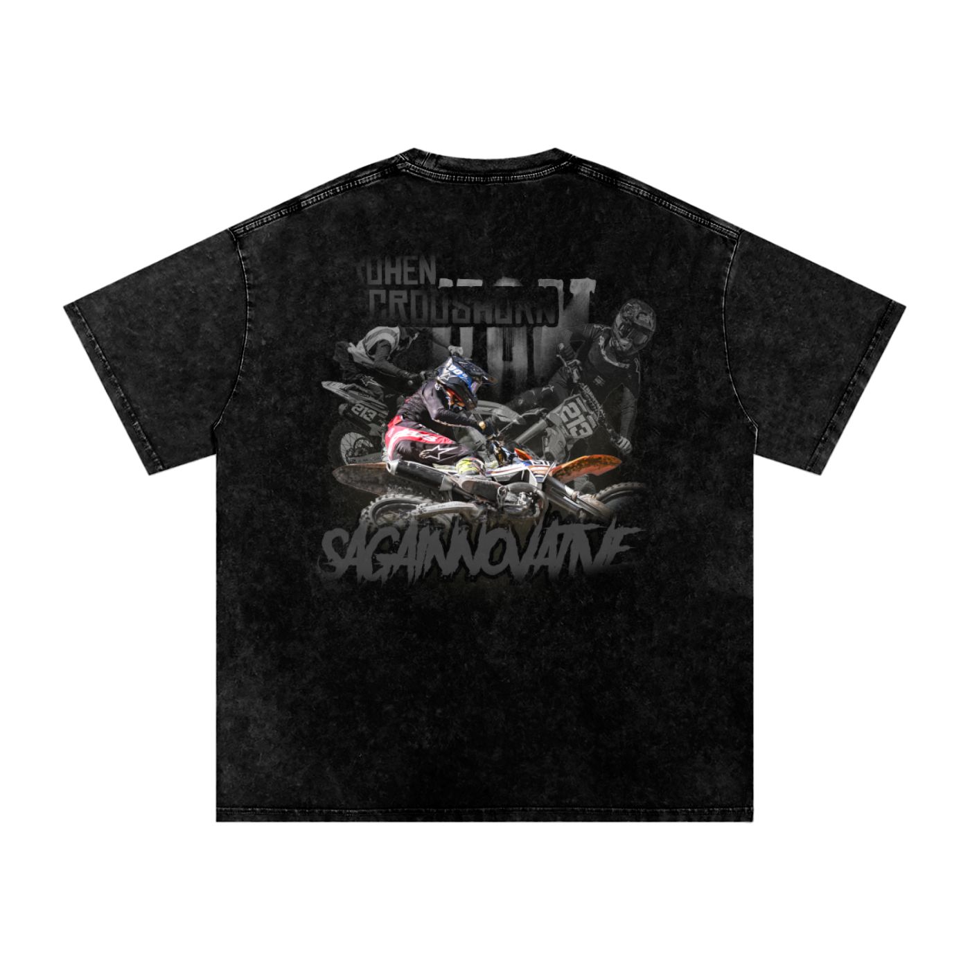 Saga Innovative Signature Series Acid Wash Unisex T-Shirt