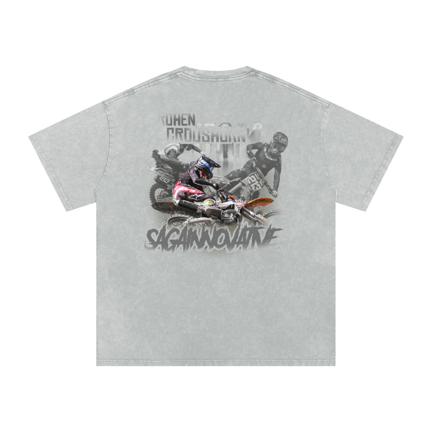 Saga Innovative Signature Series Acid Wash Unisex T-Shirt