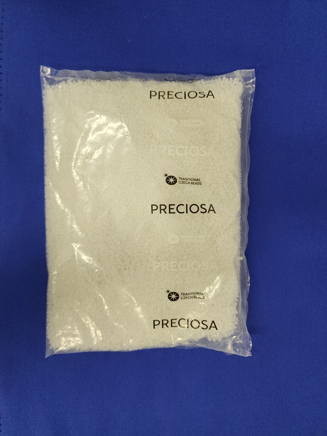 Czech Seed Beads Pearl White, Pack Amount: 500g