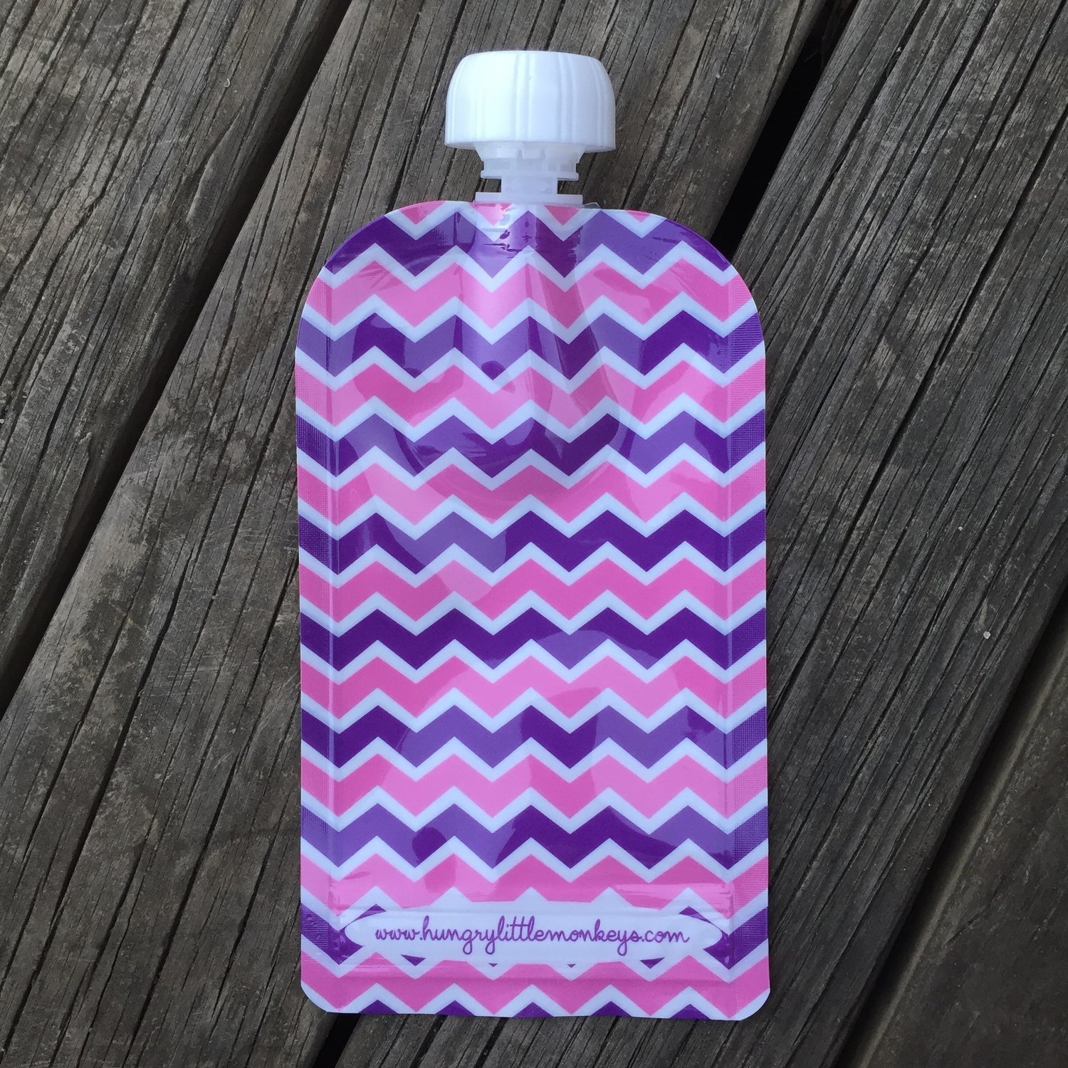 Pink/Purple Chevron Pouch 150ml